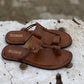 202-Brown Premium Quality Chappal Pure Cow Leather Shoes Trending shoes
