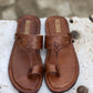 202-Brown Premium Quality Chappal Pure Cow Leather Shoes Trending shoes