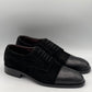 Royal Italian Leather Toe with Suede Formal Laced Shoe - DeVogue