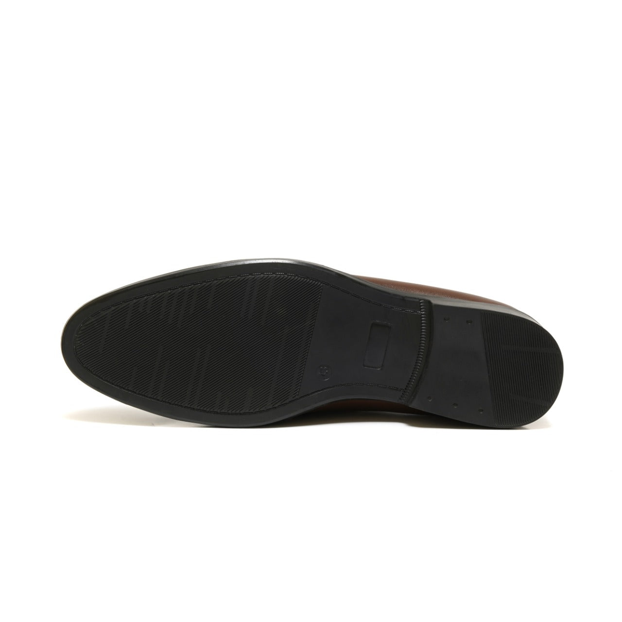 6006-Brown Soft Premium Formal leather loafers - DeVogue