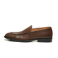6006-Brown Soft Premium Formal leather loafers