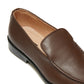 6006-Brown Soft Premium Formal leather loafers - DeVogue